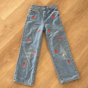 Strawberry Jeans Size girls 10/11 youth